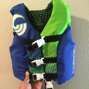 Kids size Connelly life vest